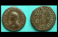Licinius II, Cyzicus Mint, Jupiter Holding Victory reverse